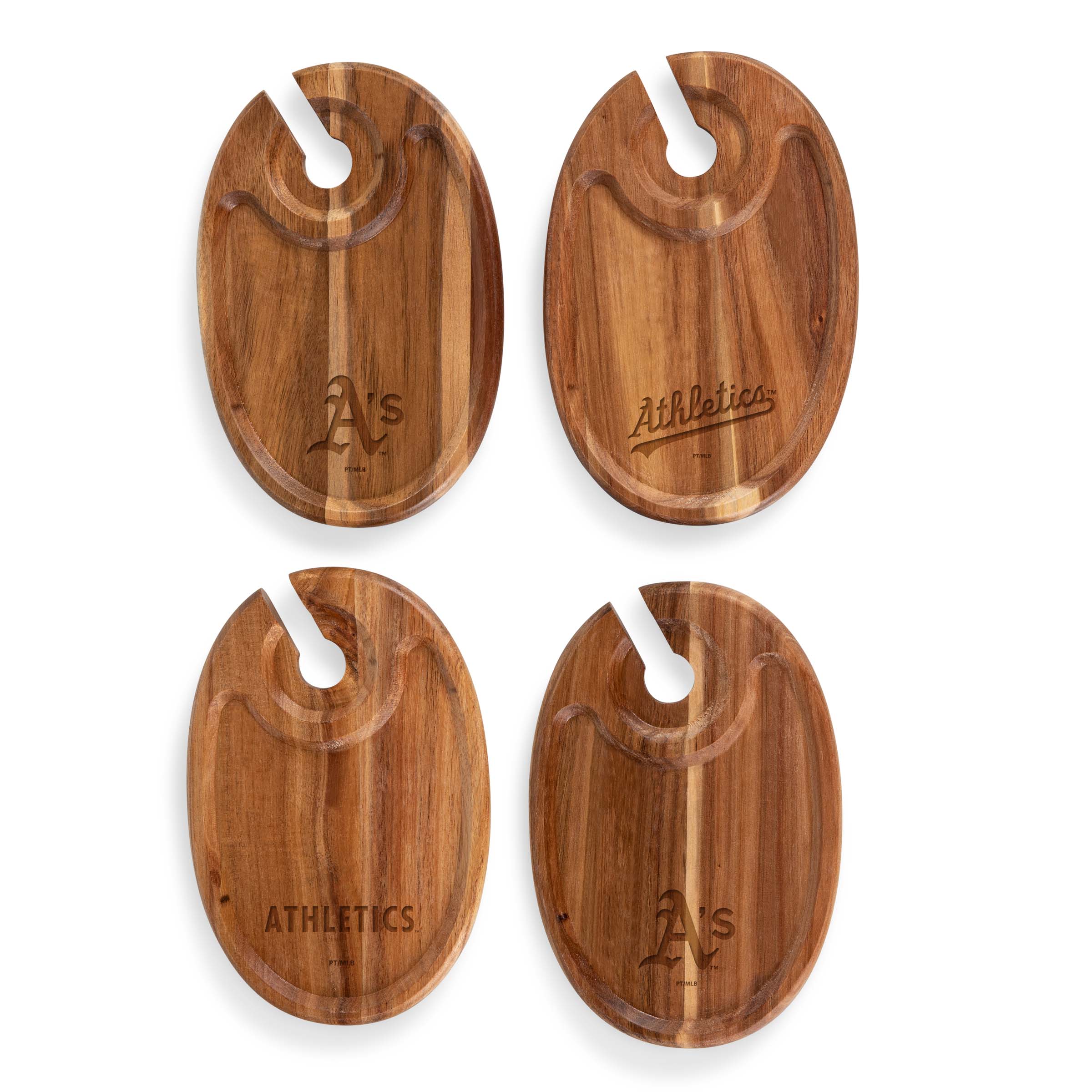 Athletics - Wine Appetizer Plate Set Of 4