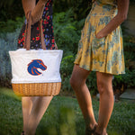 Boise State Broncos - Coronado Canvas and Willow Basket Tote