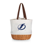 Tampa Bay Lightning - Coronado Canvas and Willow Basket Tote