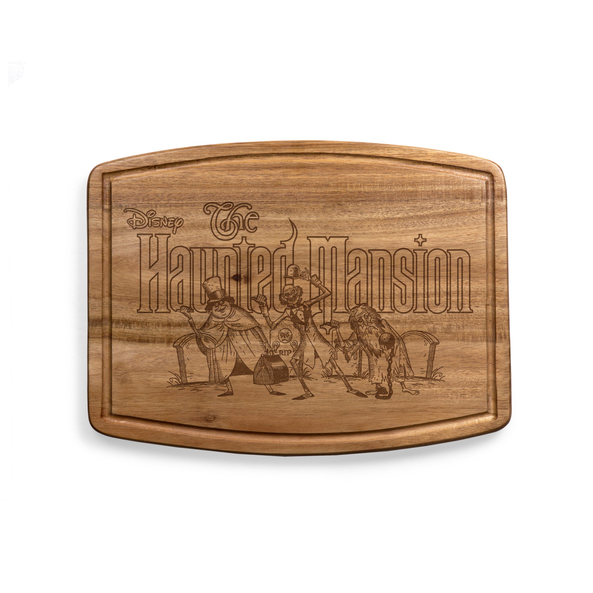 Haunted Mansion Hitch Hikers - Ovale Acacia Cutting Board