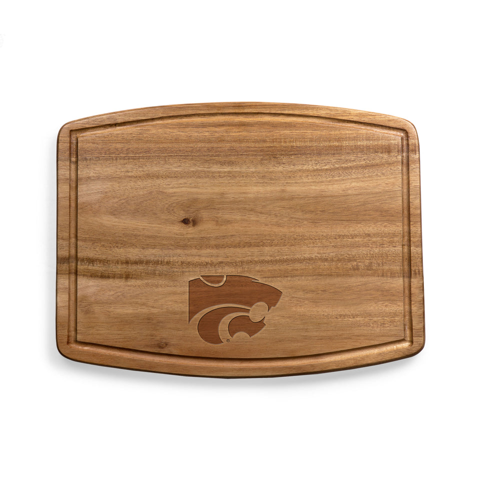 Kansas State Wildcats - Ovale Acacia Cutting Board