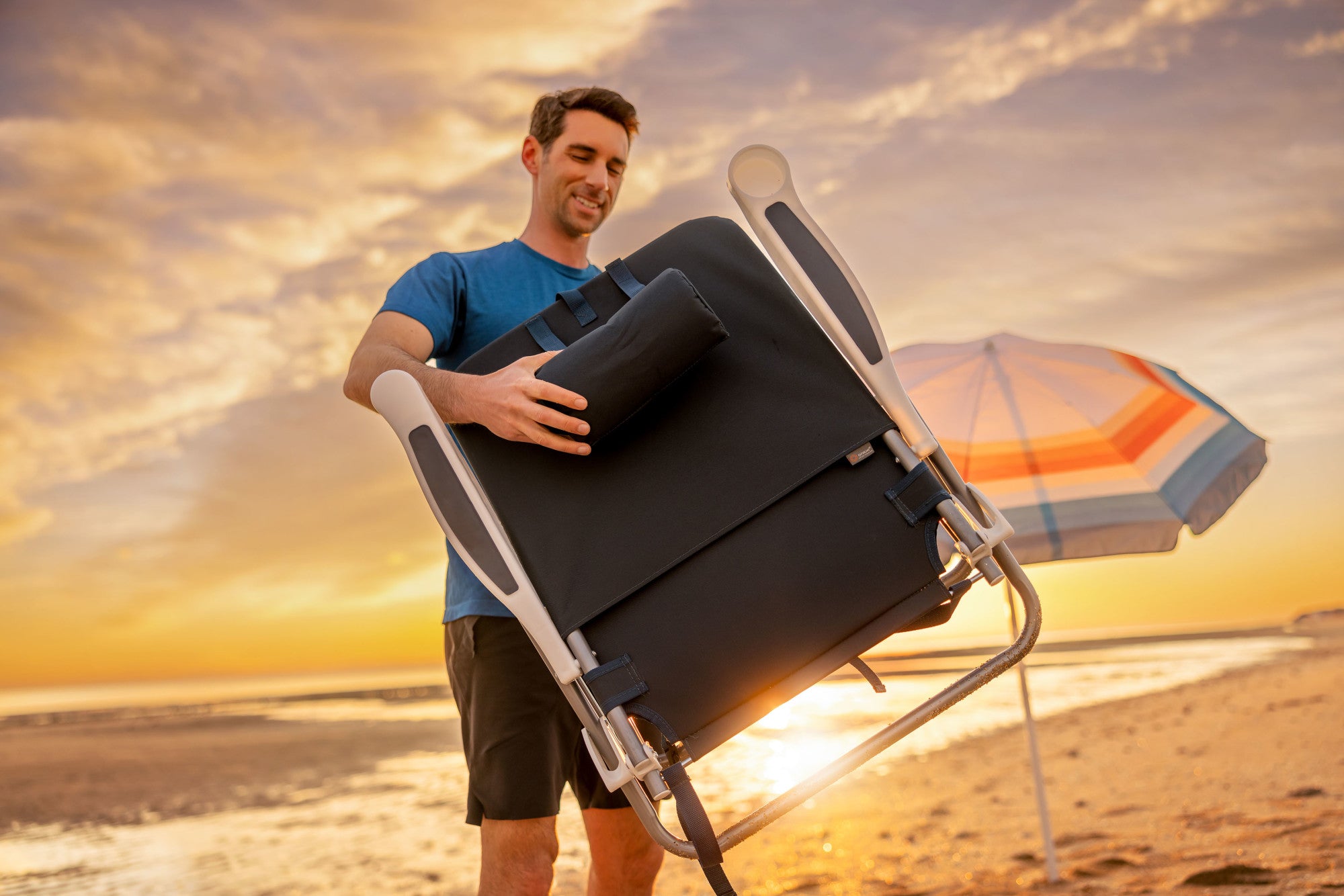 Florida Gators - Monaco Reclining Beach Backpack Chair