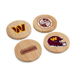 Washington Commanders - Coasters with Bottle Openers Set of 4