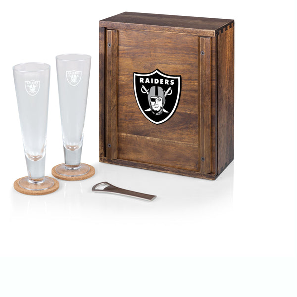 Las Vegas Raiders - Pilsner Beer Glass Gift Set