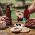 Las Vegas Raiders - Coasters with Bottle Openers Set of 4