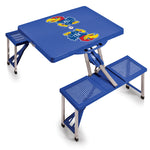 Kansas Jayhawks - Picnic Table Portable Folding Table with Seats