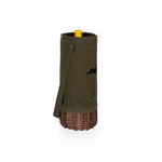 New York Jets - Malbec Insulated Canvas and Willow Wine Bottle Basket