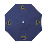 West Virginia Mountaineers - 5.5 Ft. Portable Beach Umbrella