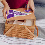 TCU Horned Frogs - Poppy Personal Picnic Basket