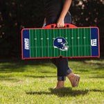 New York Giants Football Field - Picnic Table Portable Folding Table with Seats
