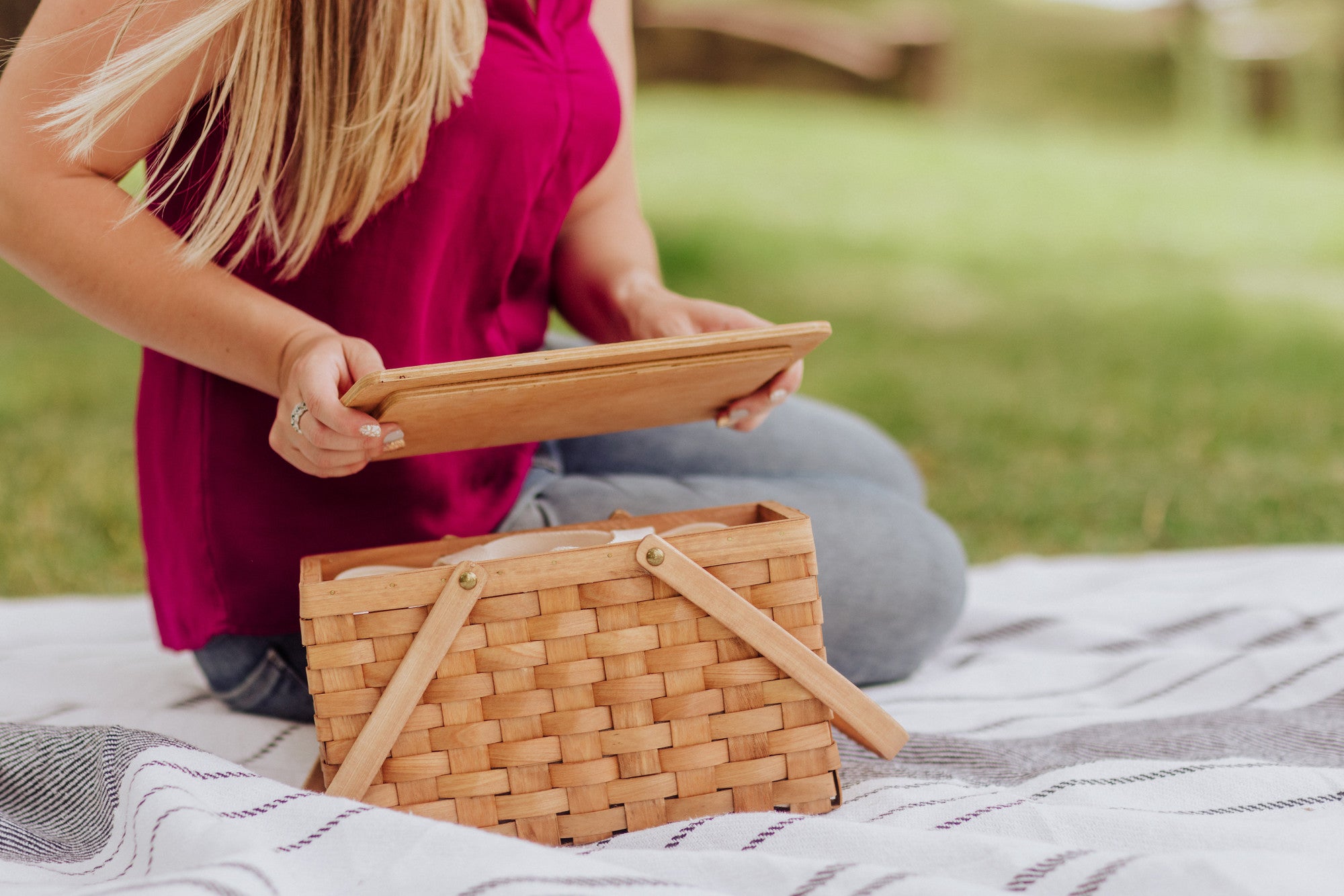 Poppy Personal Picnic Basket