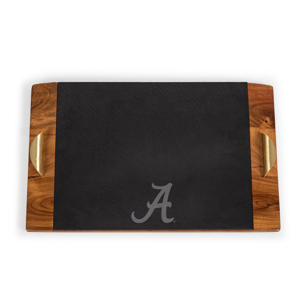 Alabama Crimson Tide - Covina Acacia and Slate Serving Tray