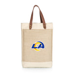 Los Angeles Rams - Pinot Jute 2 Bottle Insulated Wine Bag