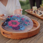 Barista Serving Tray with Glass Insert