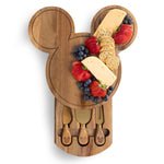 Mickey Mouse - Mickey Mouse Head Shaped Acacia Cheese Board with Tools