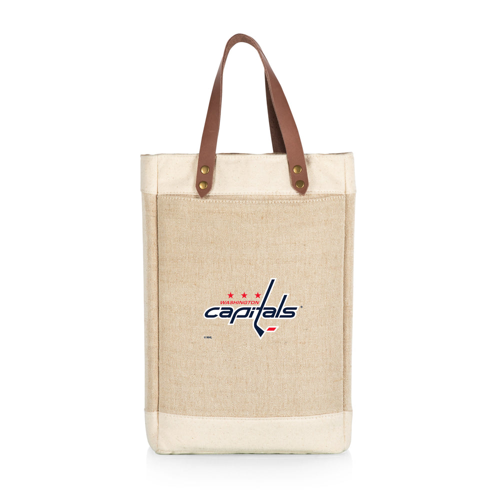 Washington Capitals - Pinot Jute 2 Bottle Insulated Wine Bag