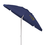 West Virginia Mountaineers - 5.5 Ft. Portable Beach Umbrella