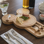 Mickey Mouse - Head Shaped Cheese Board with Tools