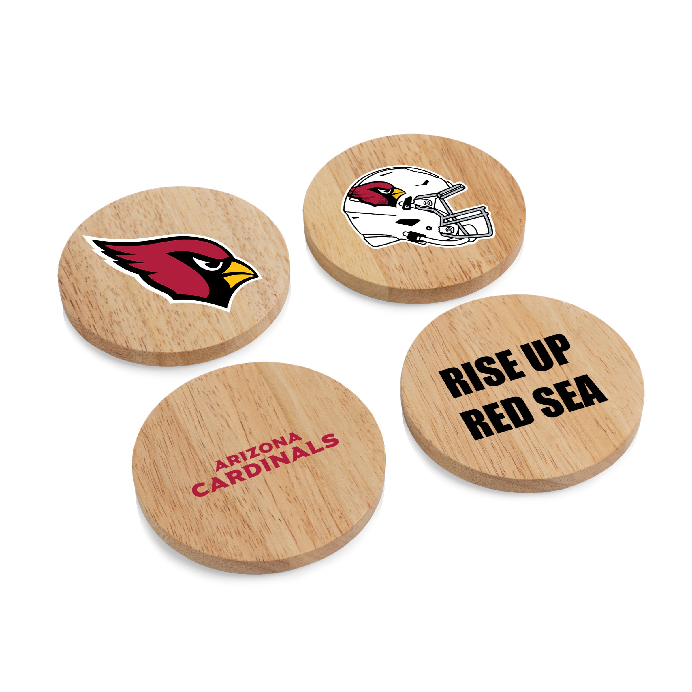 Arizona Cardinals - Coasters with Bottle Openers Set of 4