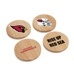 Arizona Cardinals - Coasters with Bottle Openers Set of 4