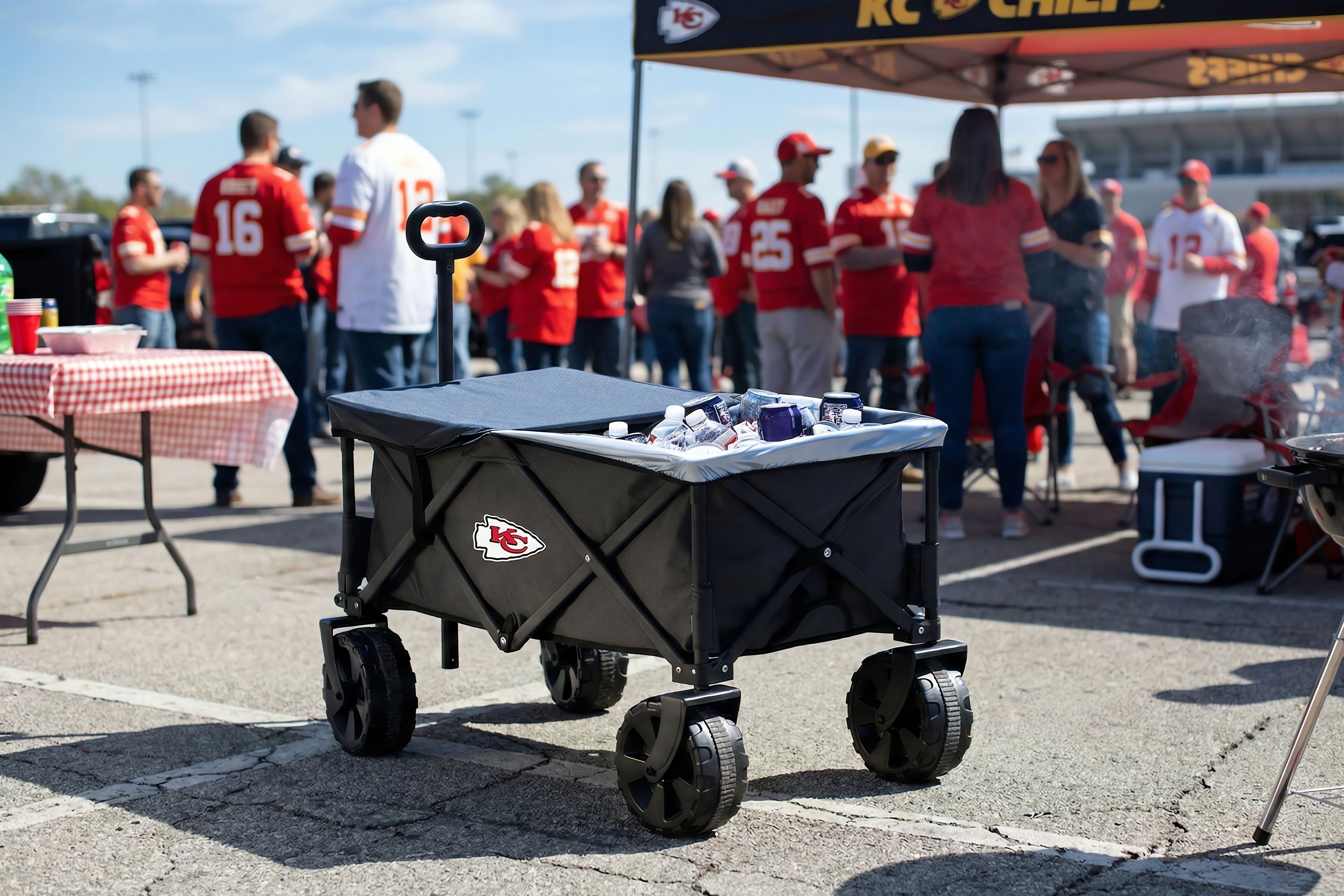 Kansas City Chiefs - Adventure Wagon Elite All-Terrain Portable Utility Wagon