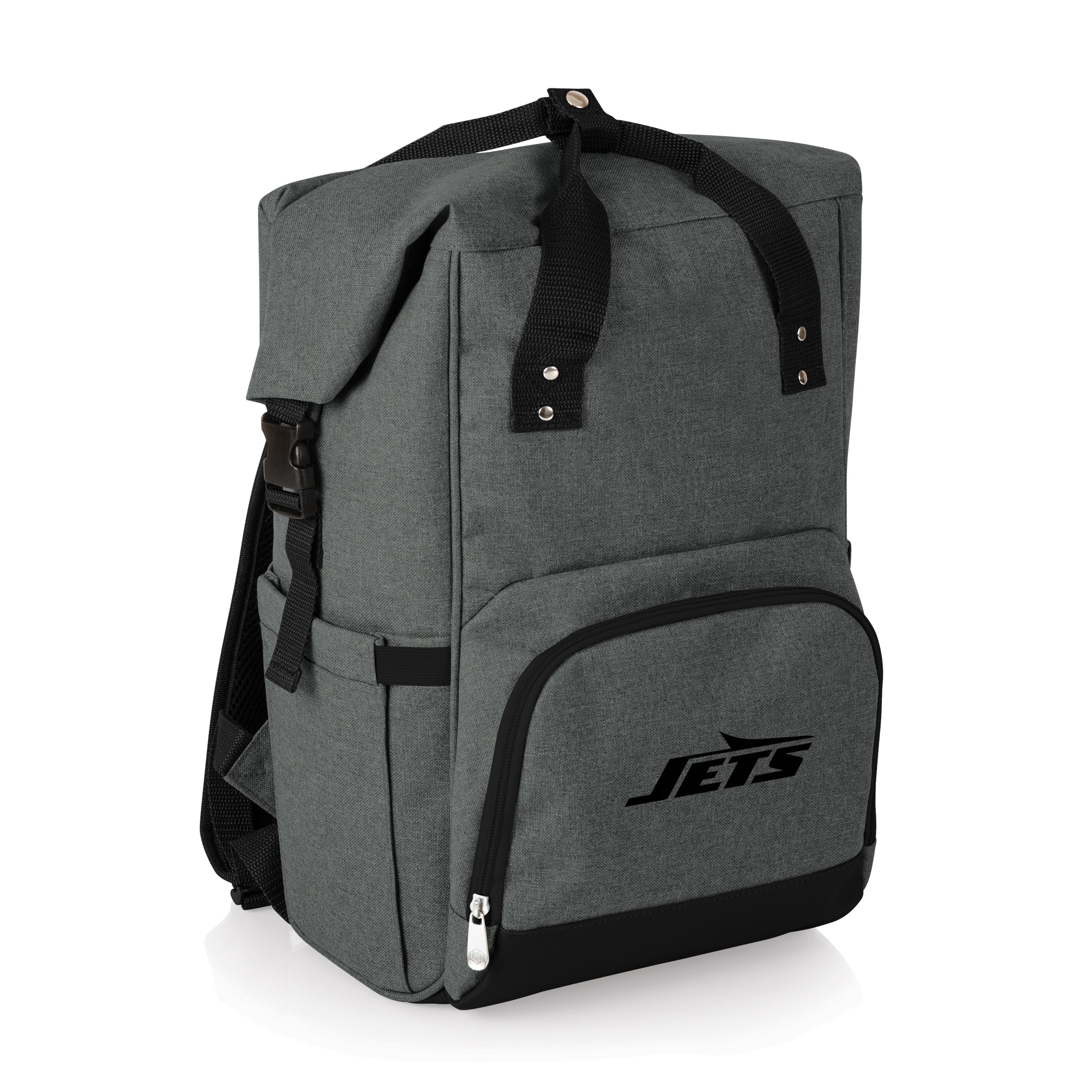 New York Jets - On The Go Roll-Top Backpack Cooler