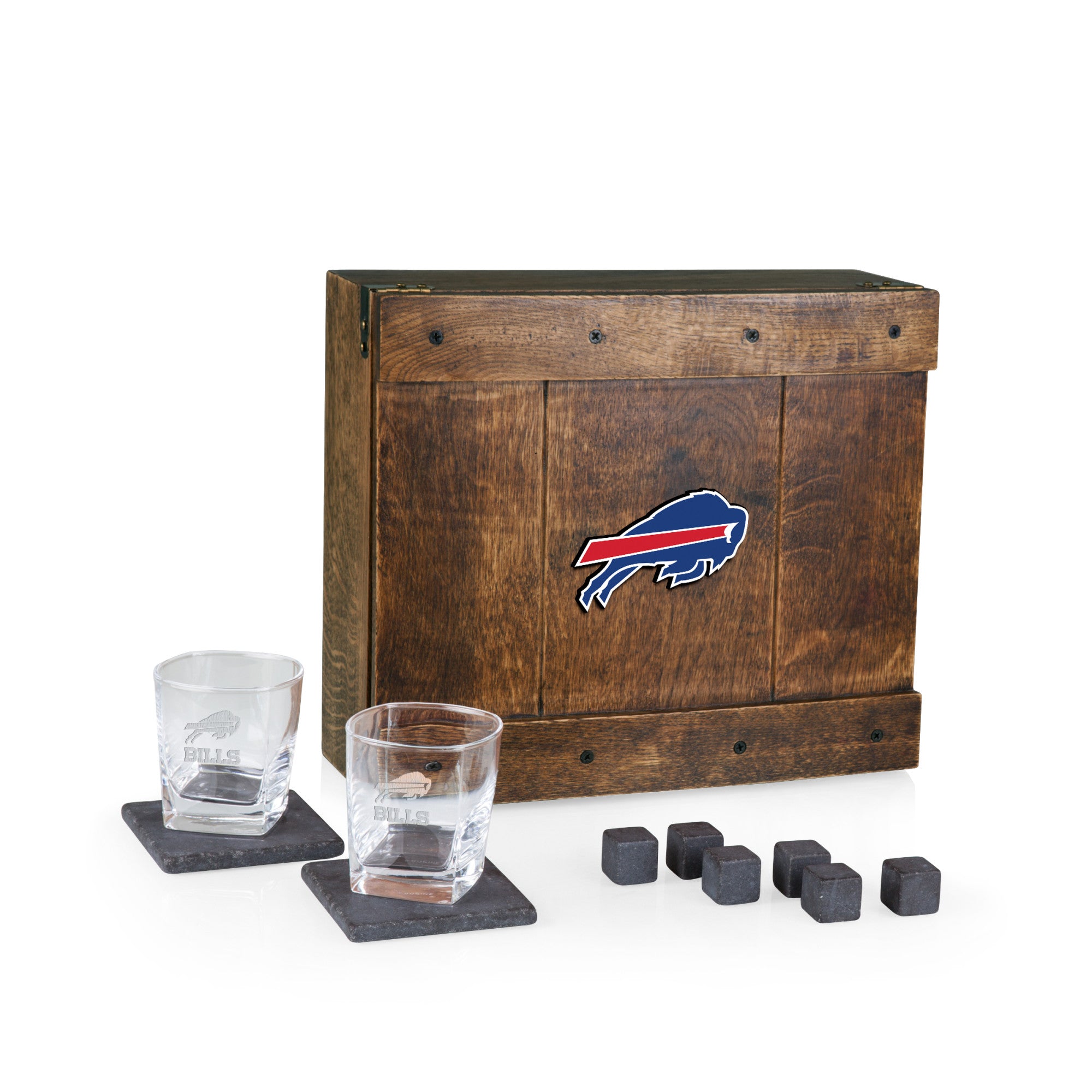 Buffalo Bills - Whiskey Box Gift Set