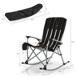 Rhode Island Rams - Outdoor Rocking Camp Chair