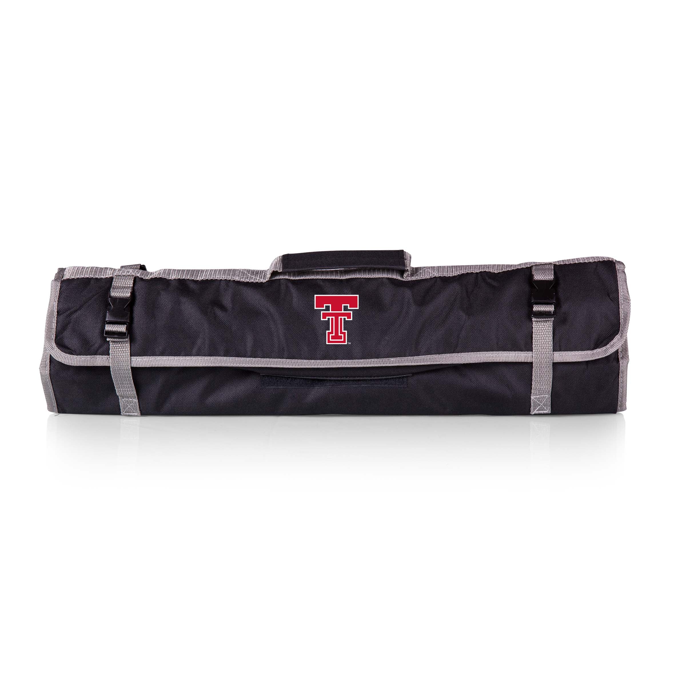 Texas Tech Red Raiders - 3-Piece BBQ Tote & Grill Set