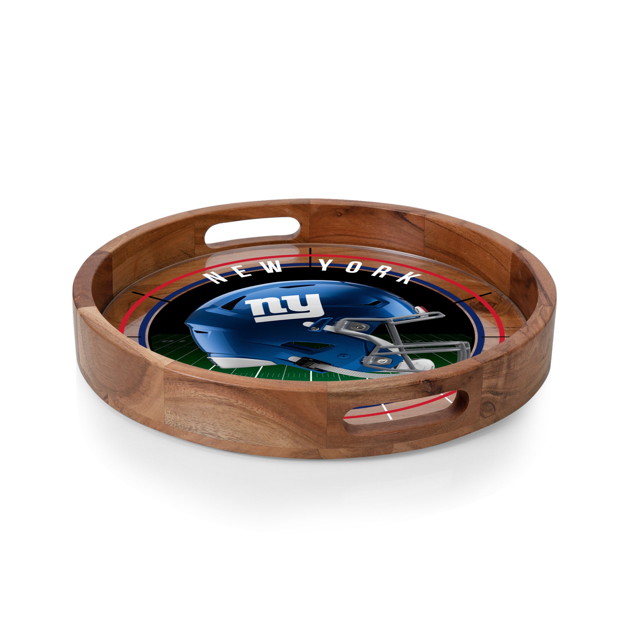 New York Giants - Barista Serving Tray with Glass Insert