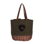 Florida Panthers - Coronado Canvas and Willow Basket Tote