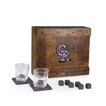 Colorado Rockies - Whiskey Box Gift Set