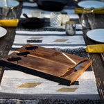 Rhode Island Rams - Delio Acacia Cheese Cutting Board & Tools Set