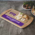 TCU Horned Frogs - Billboard Glass Top Serving Tray