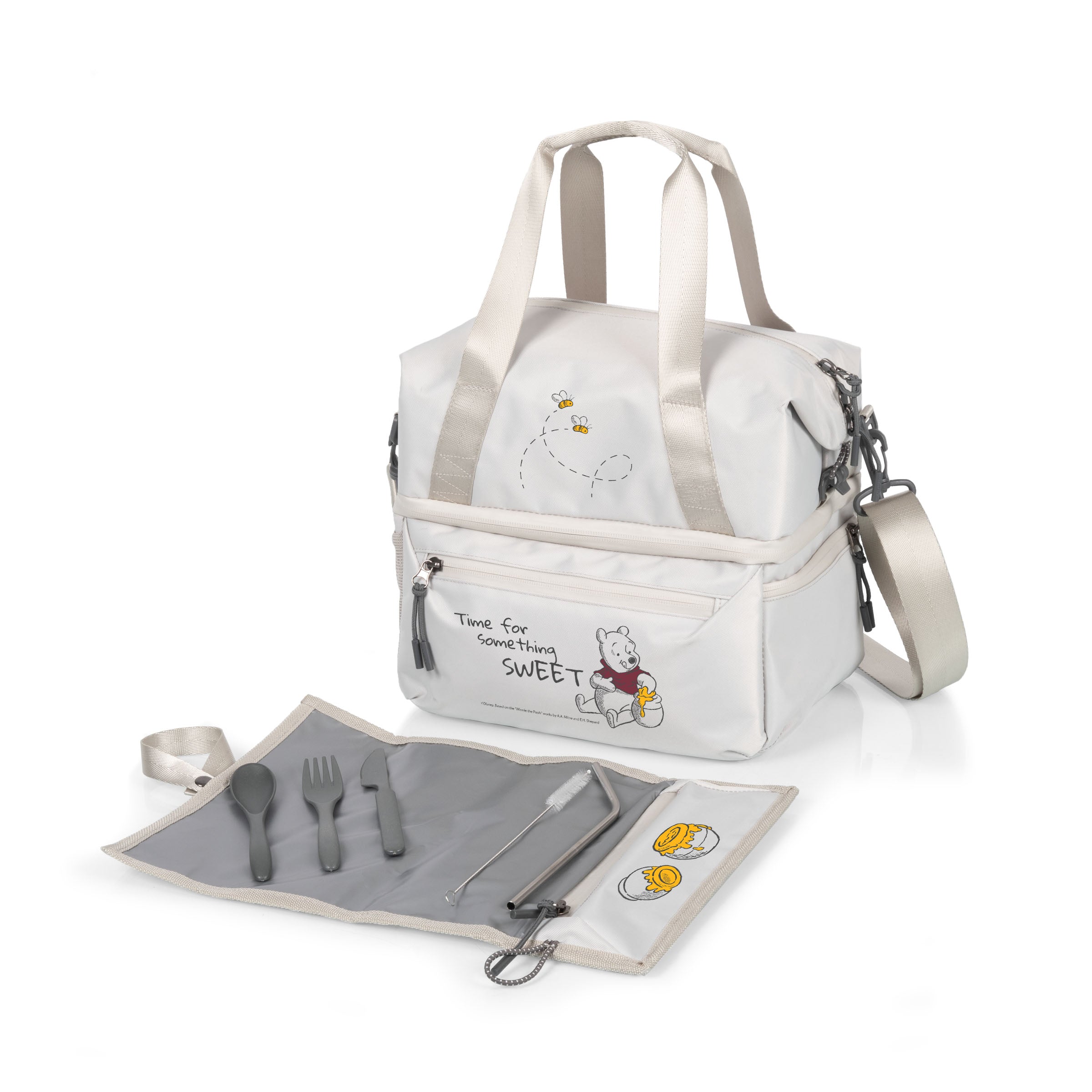 Winnie the Pooh - Tarana Recycled Lunch Bag Cooler with Utensils