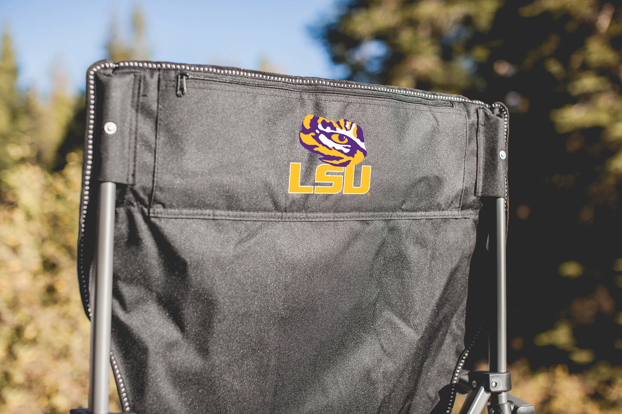 LSU Tigers - Big Bear XXL Camping Chair with Cooler