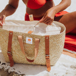 Hermosa Woven Beach Cooler Bag