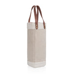 Pinot Jute Single Bottle Insulated Wine Bag