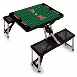 Texas Tech Red Raiders Football Field - Picnic Table Portable Folding Table with Seats