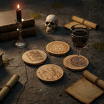 Haunted Mansion - Coasters with Bottle Openers Set of 4