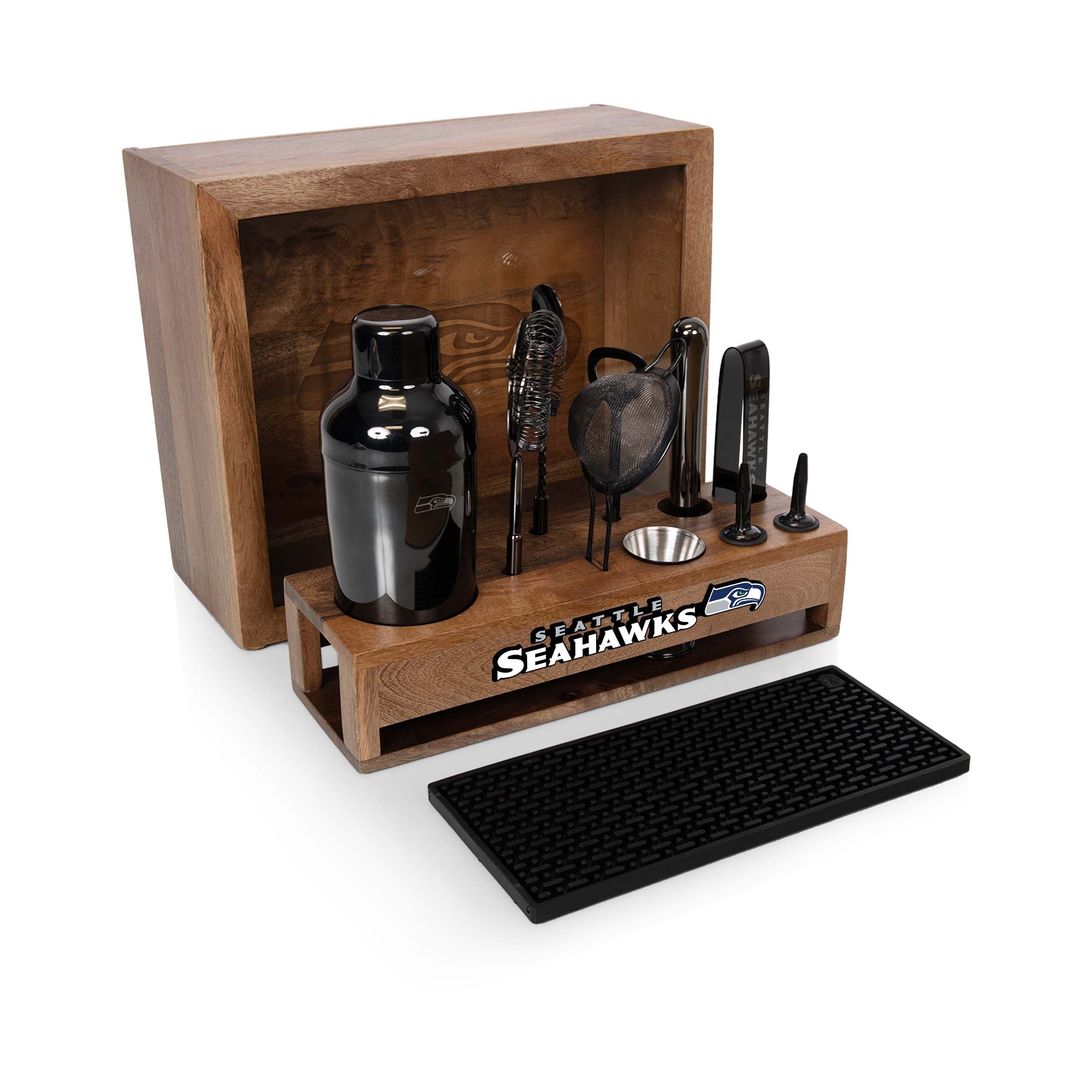 Seattle Seahawks - Old Fashioned Bar Set