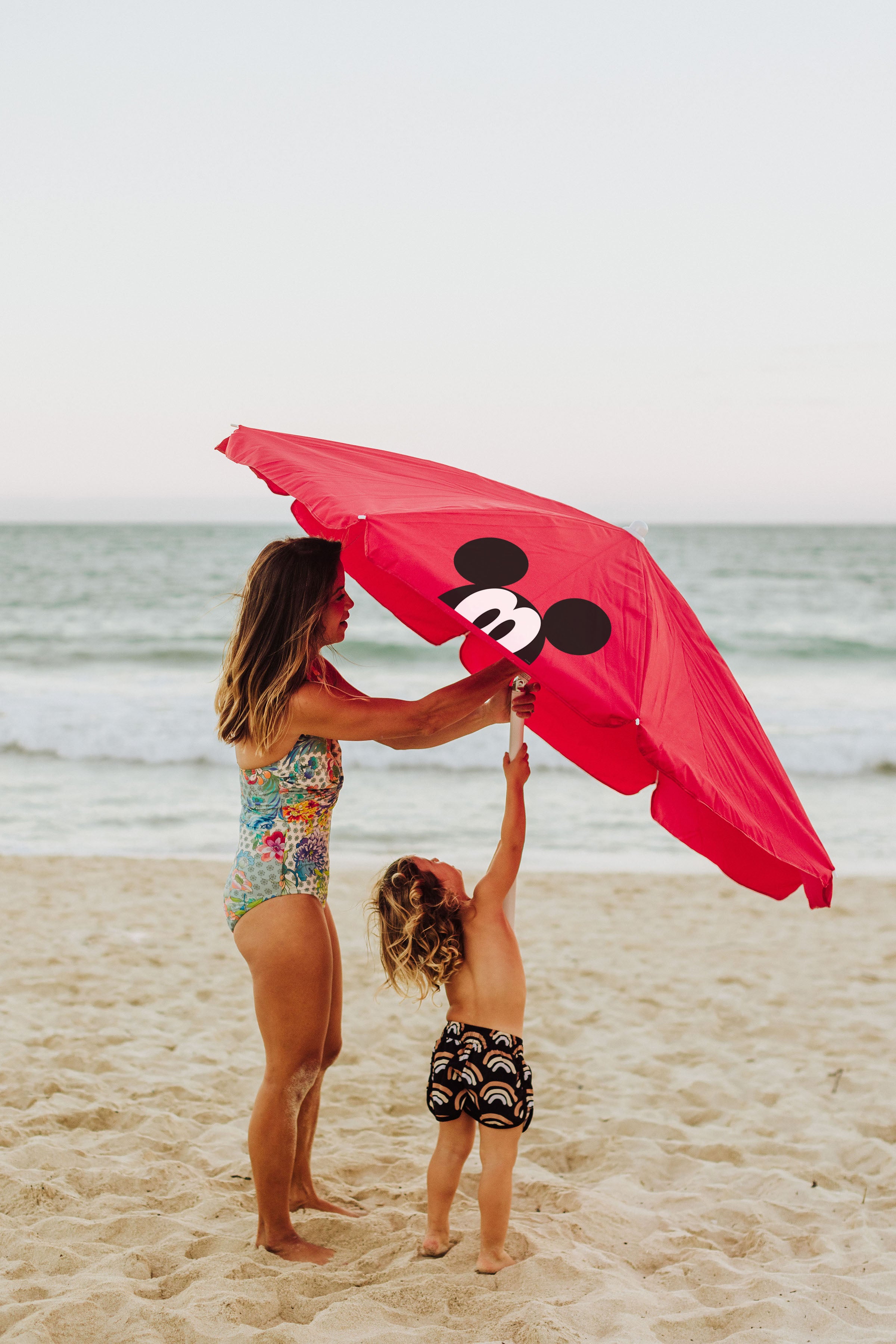 Mickey Mouse - 5.5 Ft. Portable Beach Umbrella