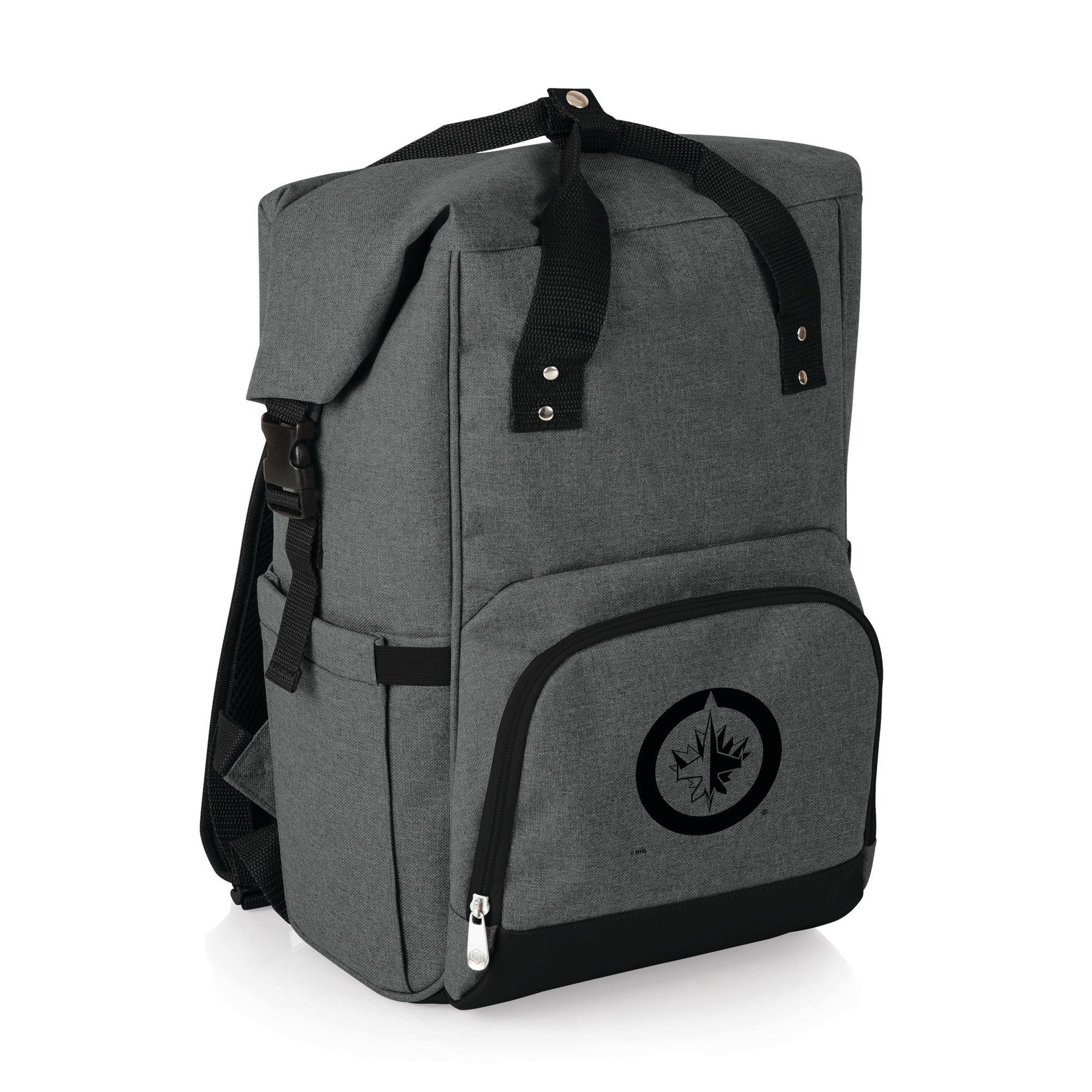 Winnipeg Jets - On The Go Roll-Top Backpack Cooler