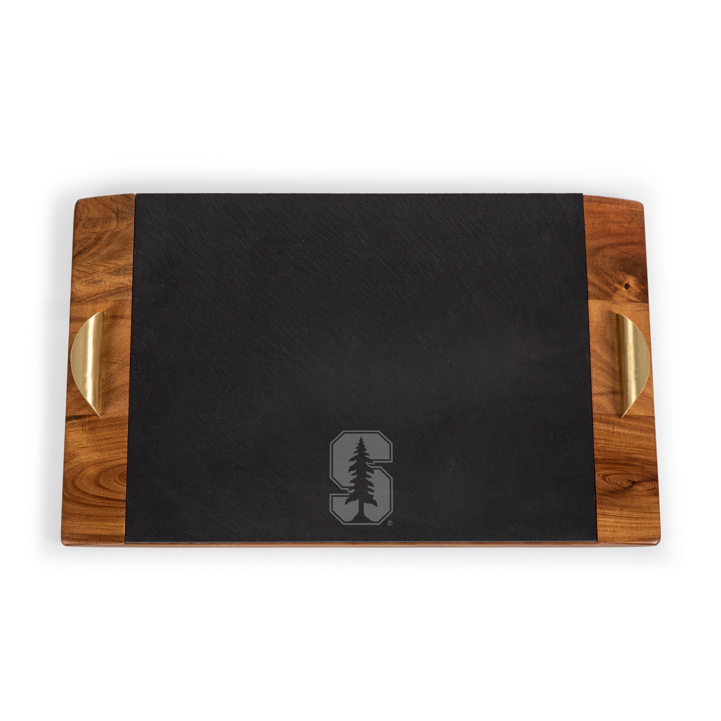 Stanford Cardinal - Covina Acacia and Slate Serving Tray