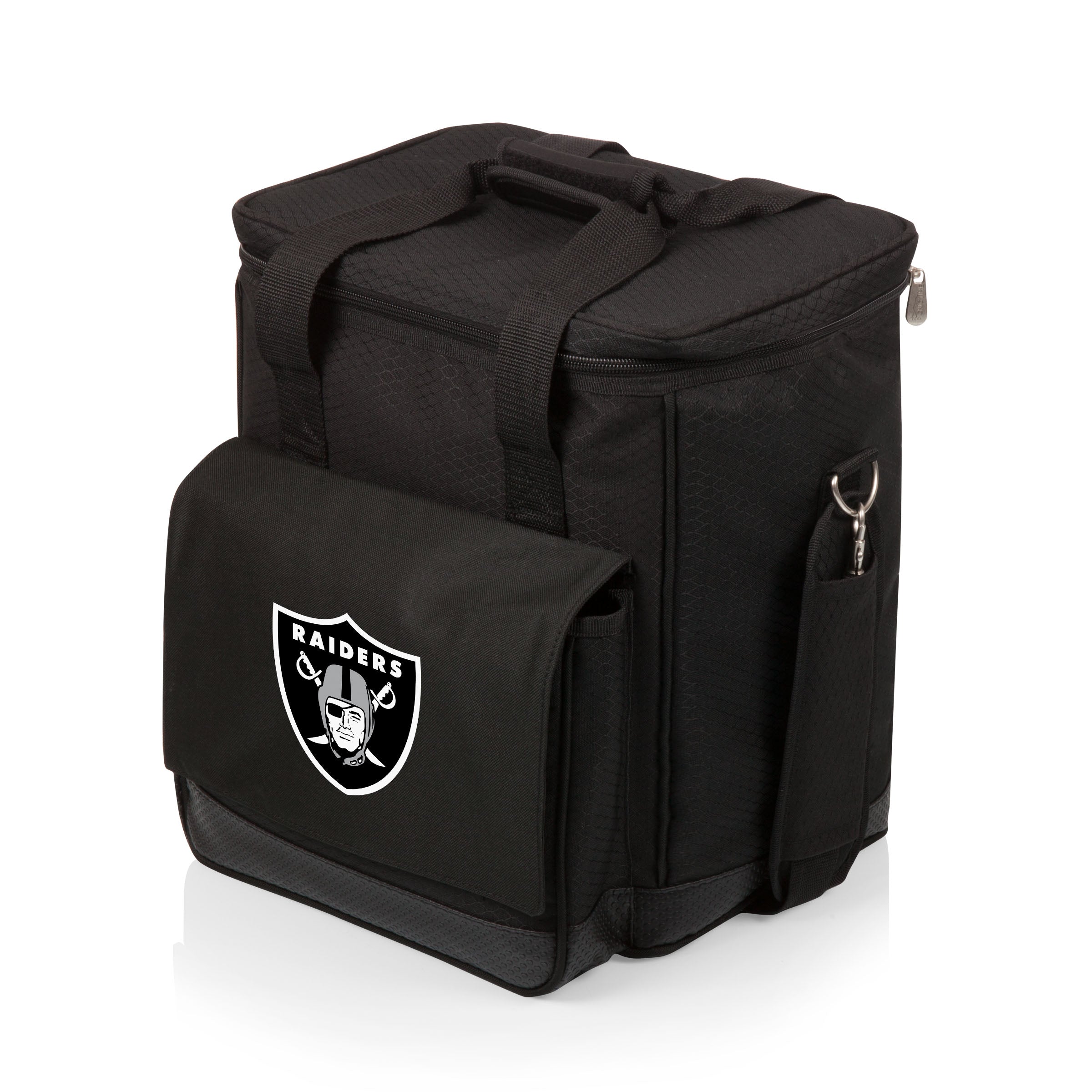 Las Vegas Raiders - Cellar 6-Bottle Wine Carrier & Cooler Tote with Trolley
