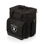 Las Vegas Raiders - Cellar 6-Bottle Wine Carrier & Cooler Tote with Trolley