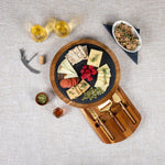 Cal State Fullerton Titans - Insignia Acacia and Slate Serving Board with Cheese Tools