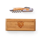 Chicago Bears - Elan Deluxe Corkscrew In Bamboo Box