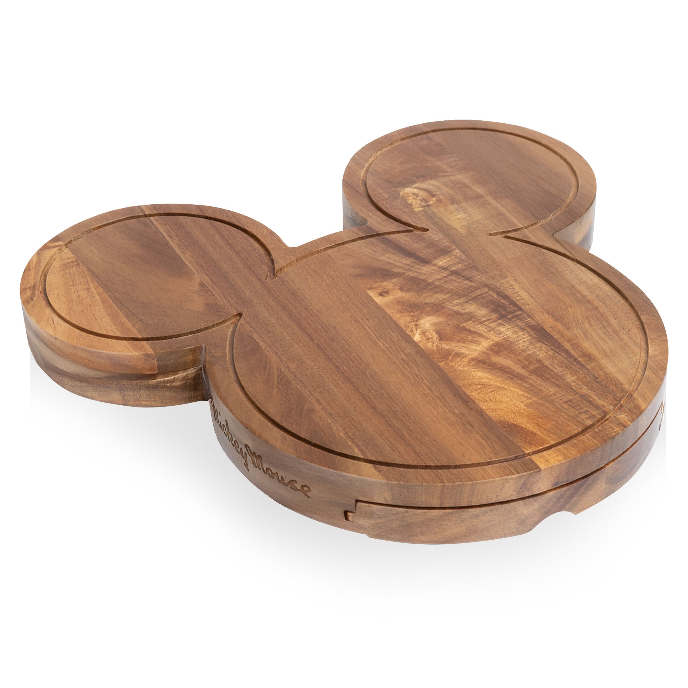 Mickey Mouse - Mickey Mouse Head Shaped Acacia Cheese Board with Tools