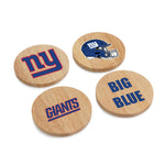 New York Giants - Coasters with Bottle Openers Set of 4